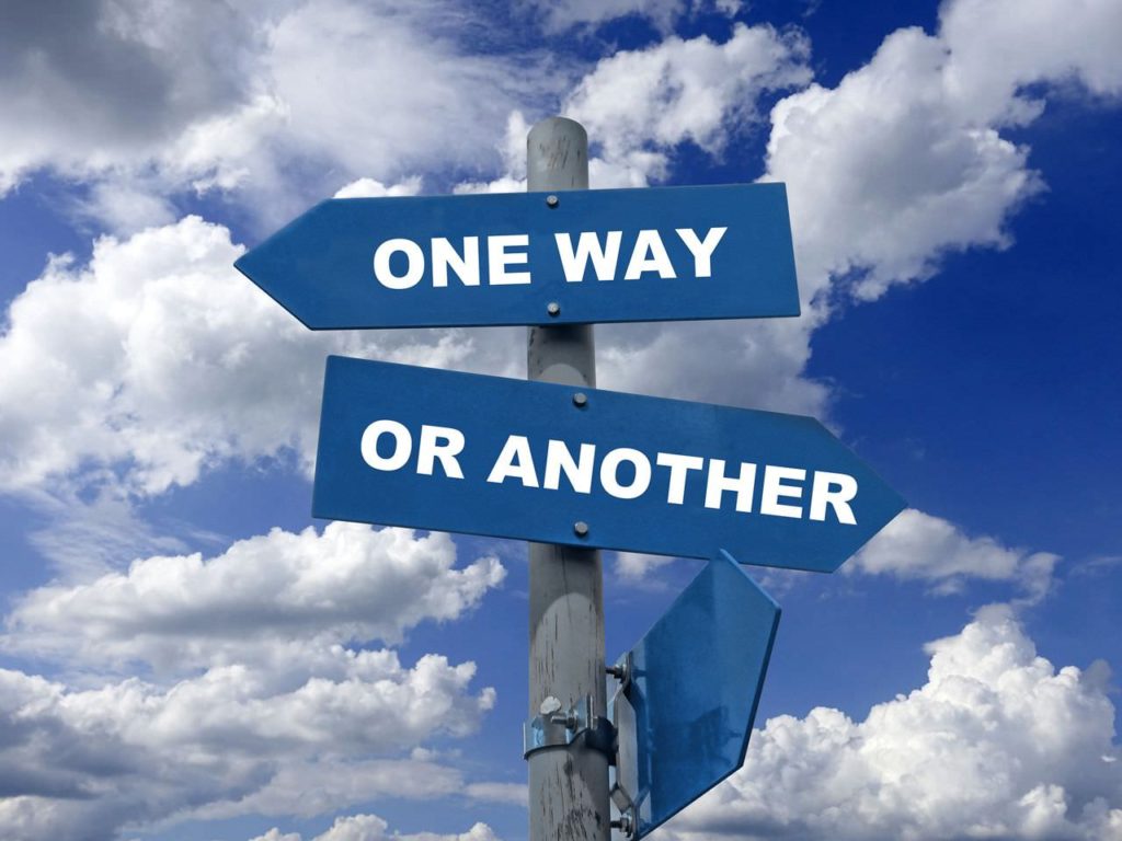 Choice: one way or another